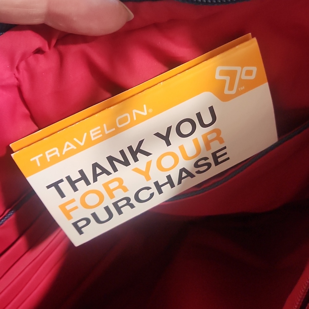 🎒Travel On Anti-Theft Bag! Blue Great Condition. New With Tags!🎒 - Picture 4 of 10